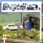 Preview: BUSCH 1184 H0 Schrauber-Werkstatt 