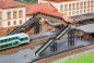 Preview: FALLER 120109 H0 Fußgängerbrücke mit Überdachung 
