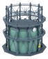 Preview: FALLER 130157 H0 Gasometer mit Rohrleitungen 