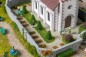Preview: FALLER 130679 H0 Dorfkirche mit Kirchhof 