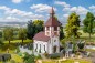 Preview: FALLER 130679 H0 Dorfkirche mit Kirchhof 