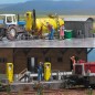 Preview: BUSCH 1413 H0 Diesel-Tankstelle 