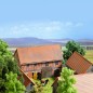 Preview: BUSCH 1507 H0 Scheune mit großem Stall 