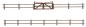 Preview: FALLER 180431 H0 Koppelzaun II, 876 mm 