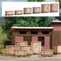 Preview: BUSCH 1811 H0 Paletten mit Holzkisten 