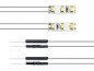 Preview: BUSCH 5998 H0 LED-Beleuchtung, 2x 3 warmweiße LED´s 