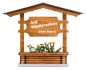 Preview: BUSCH 1144 H0 Ortseingangsschild aus Holz (Fertigmodell) 