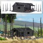 Preview: BUSCH 1853 H0 Abgebrannte Waldhütte 