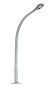 Preview: BUSCH 4116 H0 Betonmastleuchte mit gebogenem Mast 