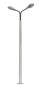 Preview: BUSCH 4138 H0 Betonmast mit 2 Leuchten 