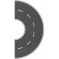 Preview: BUSCH 7098 H0 Straßenkurve 