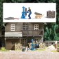 Preview: BUSCH 7808 H0 Holzspalter mit Holzarbeiter 