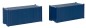Preview: FALLER 182054 H0 20' Container, blau, 2er-Set 