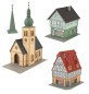 Preview: FALLER 190038 H0 Aktions-Set Dorfleben 