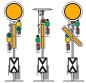 Preview: Märklin 70381 H0 Form-Vorsignal 