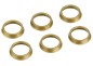 Preview: LGB E131836 Lampenringe gold (6 Stück) Modelleisenbahn