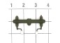 Preview: Märklin E307277 Seitenspiegel Leopard 2 (1x2Spi.) (Set) Modelleisenbahn