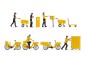 Preview: NOCH 16265 H0 Figuren-Themenwelt Post 