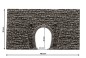 Preview: NOCH 34937 N Tunnel-Portal 1-gleisig, 16 x 9 cm 