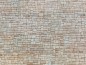 Preview: NOCH 56642 H0 3D-Kartonplatte Kalksteinmauer, beige 