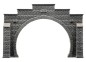 Preview: NOCH 58052 H0 Tunnel-Portal 2-gleisig, 21 x 14 cm 