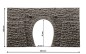 Preview: NOCH 58247 H0 Tunnel-Portal 1-gleisig, 23 x 12,5 cm 