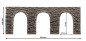 Preview: NOCH 58260 H0 Arkadenmauer offen, 27 x 10 cm 