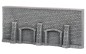 Preview: NOCH 58276 H0 Arkadenmauer, 33 x 12,5 cm 