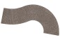 Preview: NOCH 60316 H0 Struktur-Kurve „Kopfsteinpflaster“ 7,5 x 32 cm