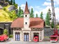 Preview: NOCH 66380 H0 Feuerwehrwache mit micro-sound Sirene 