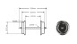 Preview: Roco 40182 H0 Radsatz DC, Ø 11 mm, Länge 23,8 mm (2er-Set) 