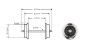 Preview: Roco 40184 H0 Radsatz AC, Ø 7,5 mm, Länge 24,75 mm (2er-Set) 