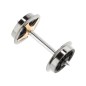 Preview: Roco 40188 H0 Radsatz DC, Ø 11 mm, 2er-Set 