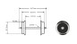 Preview: Roco 40189 H0 Radsatz DC, Ø 7,5 mm, 2er-Set 