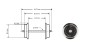 Preview: Roco 40197 H0 Radsatz DC, Ø 9 mm, Länge 24,75 mm (2er-Set) 