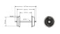 Preview: Roco 40266 H0 RP-25 Radsatz DC, Ø 9 mm, 2er-Set 