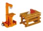 Preview: NOCH 13726 H0 Holzspalter und Kreissäge 3D-minis 