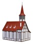 Preview: Vollmer 43768 H0 Fachwerkkirche Altbach 
