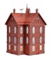 Preview: Vollmer 43807 H0 Eisenbahner-Wohnhaus, Eckhaus 
