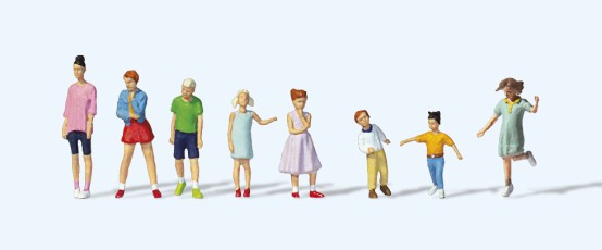 Preiser 10766 H0 Jugendliche und Kinder 
