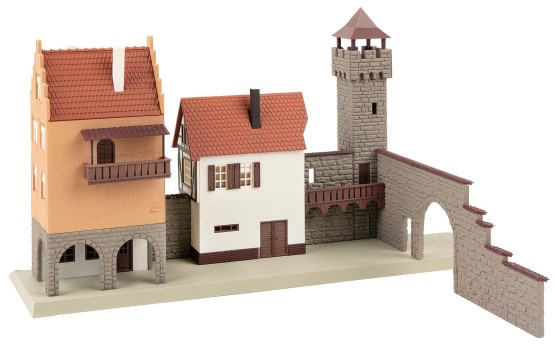 Preview: FALLER 109923 H0 B-923 Stadtmauer 