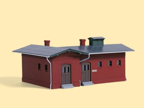 Preview: Auhagen 11384 H0 Bahnhofstoilette 