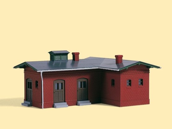 Preview: Auhagen 11384 H0 Bahnhofstoilette 