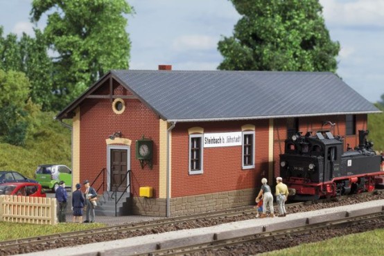 Preview: Auhagen 11435 H0 Bahnhof Steinbach mit Wasserhaus 