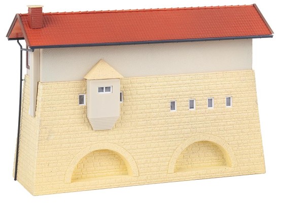 Preview: FALLER 120103 H0 Stellwerk mit Sandsteinsockel 