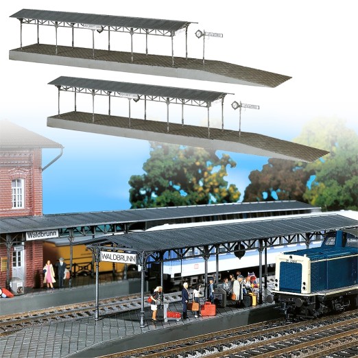 FALLER 120204 H0 2 Bahnsteige 