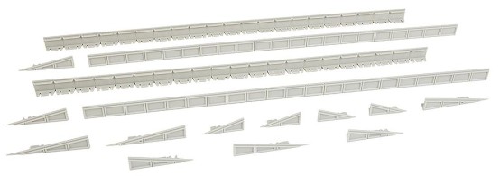 Preview: FALLER 120205 H0 Flexible Bahnsteigkanten 