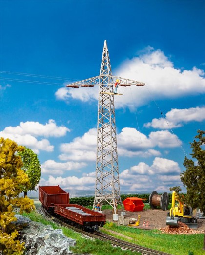 FALLER 120377 H0 2 Bahnstrommasten 
