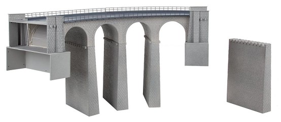 Preview: FALLER 120466 H0 Viadukt-Set, 2-gleisig, gebogen 