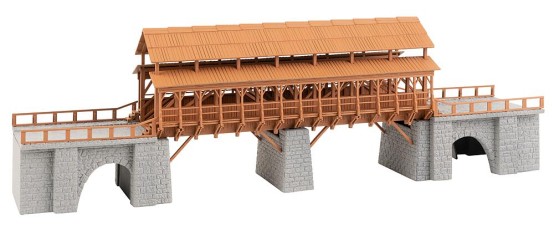 Preview: FALLER 120527 H0 Eisenbahn-Holzbrücke 